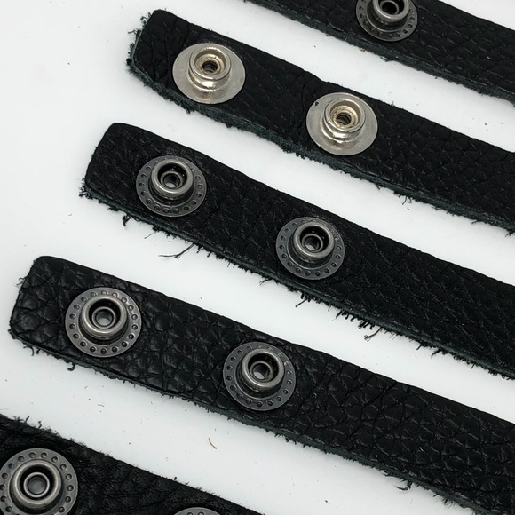 Jewelry Buttery Fullgrain Cut Leather Strip Bracelet New Poshmark